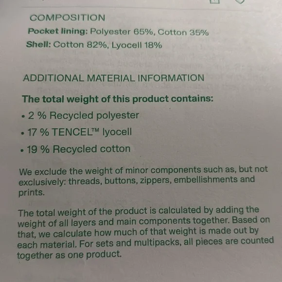 H&M JEANS (DIVIDE), WIDE HIGH, SIZE 16 - Picture 9 of 12